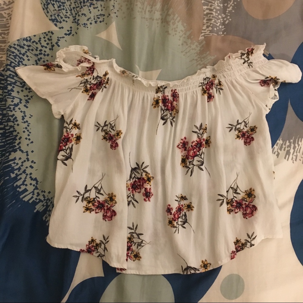 Garage - floral top, detachable straps